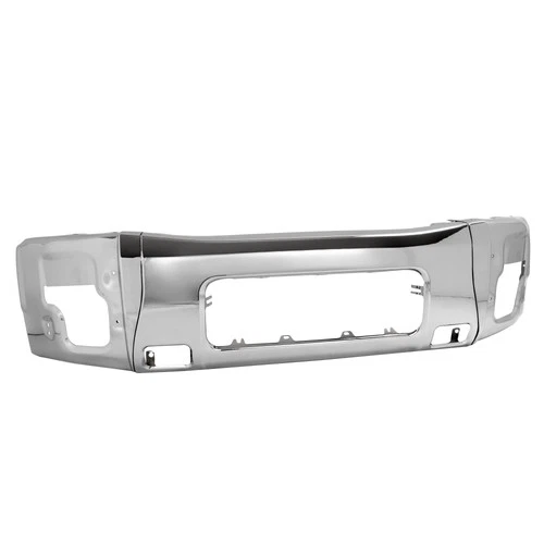 Бампер передний хром сталь — Nissan Titan 2003 – 2015