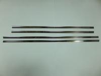 Nissan Qashqai (09–) Нижние молдинги стекол, нерж., 4 части