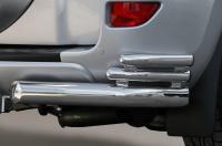 Toyota RAV4 (10–12) Защита задняя «уголки» 76/42/42 мм тройные