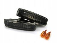 BMW 3 E46 (98-) повторители поворотников тонированные, на передние крылья, комплект 2 шт.