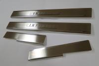 Infiniti FX (09-) накладки на внутренние пороги, к-кт 4шт.