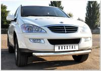 SsangYong Kyron (05-) защита переднего бампера, труба 70 мм