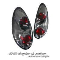 Chrysler PT Cruiser (01-05) фонари задние красно-хромированные тонированные, комплект 2 шт.