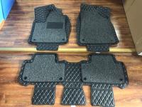 Toyota Land Cruiser Prado J150 комплект ковриков салона, чёрные - экокожа