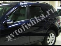 Дефлекторы боковых окон EGR 4 части темные Mercedes M Class W164 2005-2011