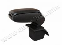 Ford Focus (05–10) Подлокотник с боксом, чёрный (Abs - кожзам.)