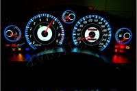 Toyota MR2 - W20 светодиодные шкалы (циферблаты) на панель приборов - дизайн 1