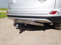 Toyota RAV4 (15–) Фаркоп (тягово-сцепное устройство) (оцинкованный, надпись Toyota RAV4)