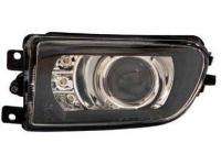 BMW 5 E39 (95-00) фары противотуманные линзовые черные, со светодиодной подсветкой, комплект 2 шт.