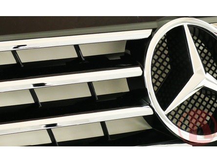 Mercedes S W220 (98-02) решетка радиатора черная, вставка