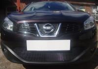 Nissan Qashqai (10–13) Защита радиатора, чёрная