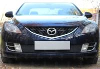 Mazda 6 (07–09) Защита радиатора Optimal, чёрная