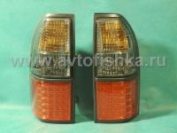 Toyota Land Cruiser Prado 90 (FJ90) (96-02) фонари задние светодиодные красно-тонированные, комплект 2 шт.