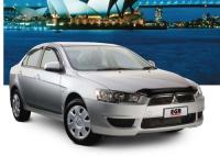 Mitsubishi Lancer (07–) Дефлекторы боковых окон, 4 части, темные,седанn
