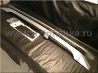 Nissan Qashqai (06-) рейлинги продольные на крышу, алюминиевые серебристые, комплект.