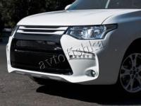 Mitsubishi Outlander 3 (12 – 14) бампер передний без ДХО
