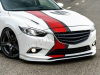 Mazda 6 (13 – 18) сплиттер передний под стандартный бампер