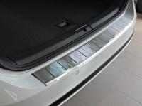 MAZDA CX-5 (2017 -) Накладка на задний бампер "трапеция", матовая шлиф. нерж. сталь