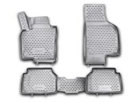 Volkswagen Tiguan (08–16) Коврики 3D в салон, 4 шт. (полиуретан), чёрные