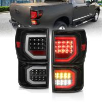 Toyota Tundra (2007-2013) задние фонари чёрные светодиодные (полный LED)