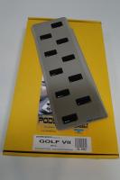 Накладка под левую ногу, нерж.сталь (5D) Alu-Frost 32-3952 для VW Golf VII