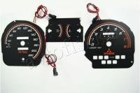 Mitsubishi Pajero 1991-1999 светодиодные шкалы (циферблаты) на панель приборов