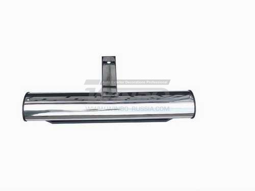 Подножка задняя универсальная из нержавеющей стали для крепления вместо фаркопа с квадратом 51 x 51 мм