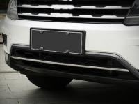 Volkswagen Tiguan (17–) Молдинг на воздухозаборник переднего бампера, нерж. сталь, 1 часть