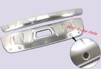 Nissan X-Trail (14–) Комплект накладок переднего и заднего бамперов, шлифованная нерж.