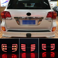 Toyota Land Cruiser 200 (08-) фонари заднего бампера светодиодные красные, комплект 2 шт.