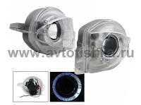 BMW 3 E90 (05-08) фары противотуманные линзовые, со светящимися ободками, комплект 2 шт.