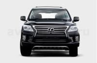 Lexus LX (12–) Решетка передняя мини низкая с защ 42 мм