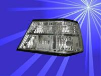 Mercedes W124 (84-95) фонари задние светлые хромированные полностью, комплект 2 шт.