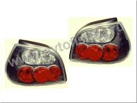 Renault Megane (99-02) 5 дв. фонари задние черные, дизайн Lexus, комплект 2 шт.