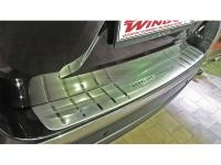 Toyota Highlander, Kluger (2007-2012) накладка на задний бампер из нержавеющей стали