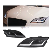 Фары передние светодиодные LED апгрейд для Audi TT (2008–2014) с дневными ходовыми огнями и поворотниками