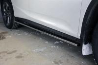 Lexus RX (16–) Пороги овальные с проступью 75х42 мм