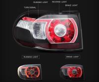 Toyota FJ Cruiser (07-15) фонари задние светодиодные, внутри черные, комплект 2 шт.