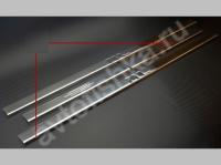 Mercedes ML W163 (1999-2006) накладки на пороги из нержавеющей стали, 4 шт.