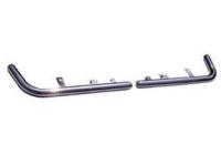 Mitsubishi Pajero (00-03) защита заднего бампера труба из нержавеющей стали, комплект 2 шт.