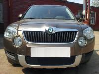 Skoda Yeti (09–13) Защита радиатора Premium, чёрная