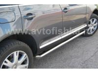 Volkswagen Touareg (07-10) пороги боковые, труба 70 мм