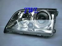 Mercedes S W140 (92-99) фары передние линзовые хромированные, комплект 2 шт.