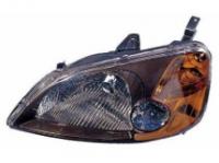 Honda Civic, Ferio (01-05) 4 дверн. седан фары передние линзовые черные, комплект 2 шт.