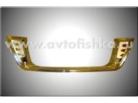 Toyota Land Cruiser 200 (08-) накладка задней двери - рамка номерного знака хромированная, со светодиодной подсветкой.