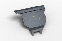 Комплект защиты заднего бампера и крепеж NISSAN X-Trail (2008-2014) (3мм) 2,0/2,5  МКПП/АКПП