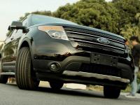 Ford Explorer (12–) Накладка на передний бампер, нерж. сталь.