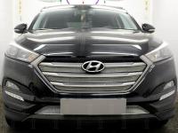 Hyundai Tucson (16–) Защита радиатора Optimal, хром, низ