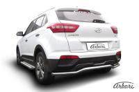 Защита заднего бампера Arbori d57 "скоба" HYUNDAI Creta 4WD 2016-
