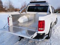 Volkswagen Amarok (16–) Защита кузова со светодиодной фарой 76,1 мм (на кузов)